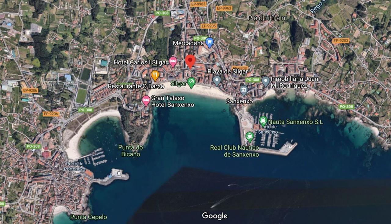 サンシェンショDesconectaengalicia Castelao, 50M Playa Silgarアパートメント エクステリア 写真